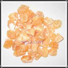 Orangencalcit Chips Rohsteine Mexico 1kg - Bild vergrern 