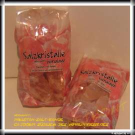 	 1kg Salzkristalle aus Pakistan, Brocken, Steinsalz, rosa - Bild vergr��ern 