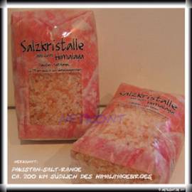 	 1kg Salzkristalle aus Pakistan, Granulat, Steinsalz, rosa - Bild vergr��ern 