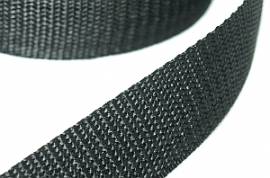 Gurtband 25 mm schwarz   - Bild vergr��ern 