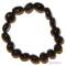 Trommelstein Armband Gl&uuml;cksbringer Achat schwarz