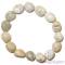 Trommelstein Armband Gl&uuml;cksbringer Fossile Koralle