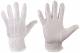 Baumwoll Trikot Handschuh reinwei� Gr. 8