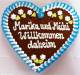 Lebkuchenherz 500 Gramm mit individuellem Text ca.35 x 32 cm
