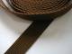 Gurtband 25 mm braun stark