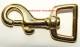 Karabinerhaken Messing 25 mm