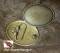 Buckle blank Rope oval, messing