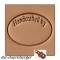 Punzierstempel Handcrafted by oval