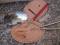 Buckle blank Leder-Set Rohling 2 tlg. oval