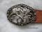 Buckle Koppel Knoten oval vermessingt