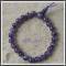 Powerarmband Buddha- Kugelarmband Amethyst