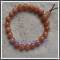 Powerarmband Buddha- Kugelarmband Aventurin rot