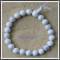 Powerarmband Buddha- Kugelarmband Howlith