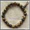 Powerarmband Buddha- Kugelarmband Tigerauge