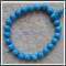 Powerarmband Buddha- Kugelarmband Magnesit, türkis
