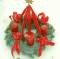 Adventskranz Rot für Adventskranzständer,...