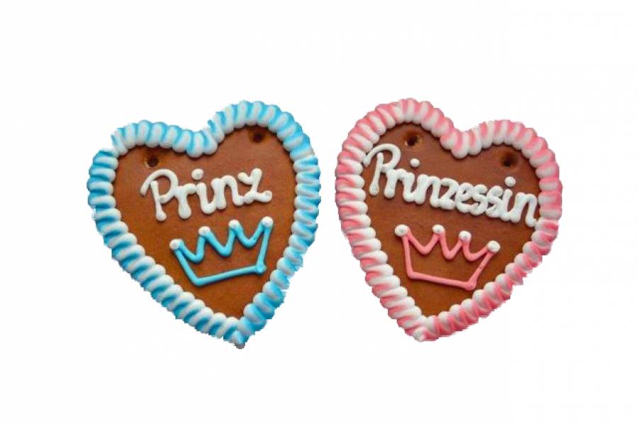 Wiesn Lebkuchenherzen Spruch Prinzessin ,Prinz 13 x 14 cm ,Kirmes,Volksfest