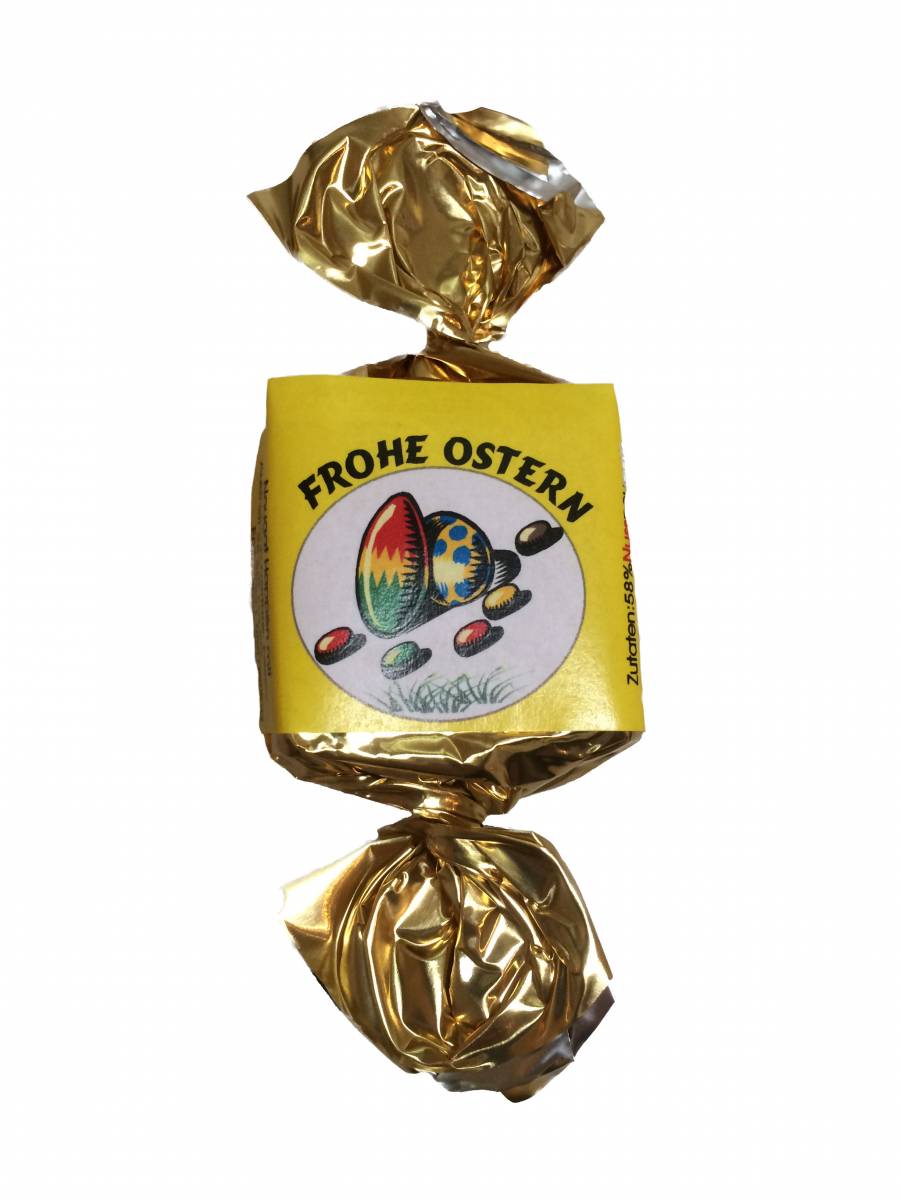 Bio Nougatbusserl ,VM Frohe Ostern ,100 Stück