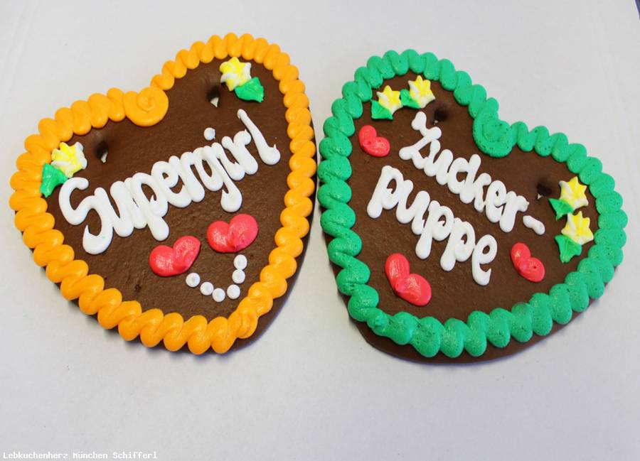 Lebkuchenherzen Spruch Supergirl, Zuckerpuppe