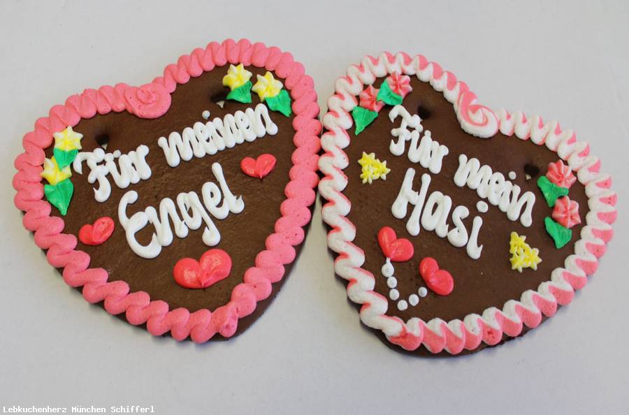 Lebkuchenherz Sprüche, Für mein Hasi ,Für meinen Engel