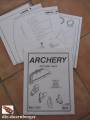 Schnittmuster Bogenschießen (Archery)