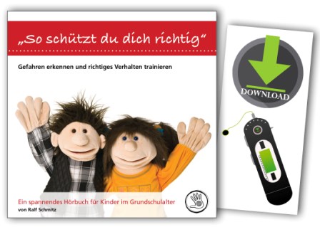 Hörbuch -So schützt du dich richtig- mit 2 CDs und 2 Aufklebern