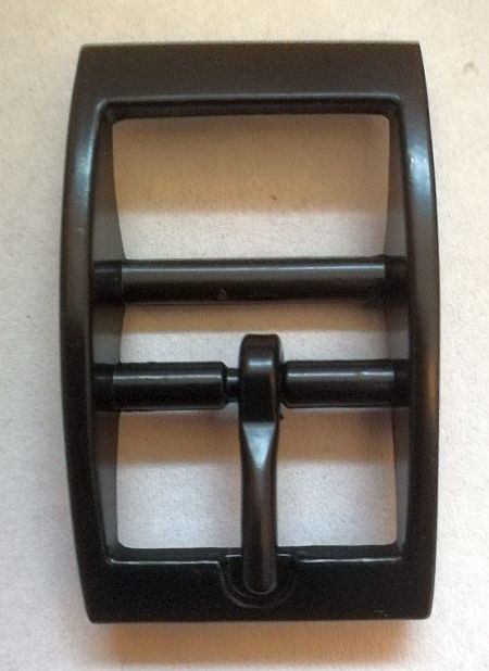 Doppelstegschnalle 25 mm schwarz