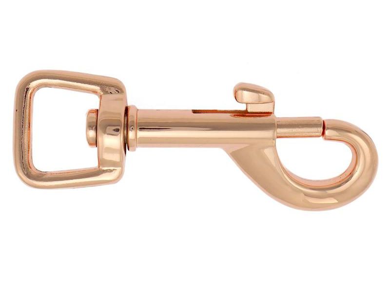 kleiner Karabinerhaken roségold 13mm