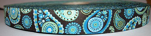 Webband paisley choco