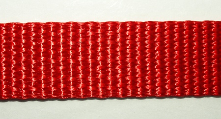 hochwertiges Nylon Gurtband feuerrot