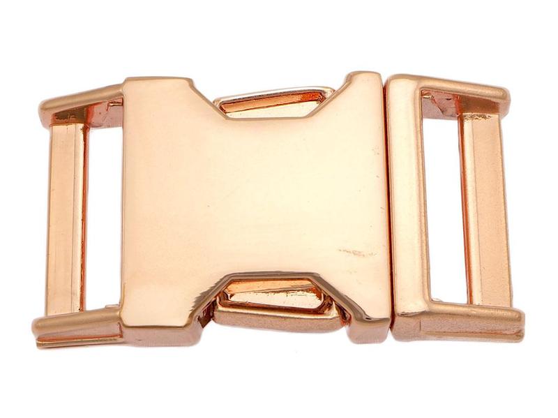 Metall Steckschnalle 30 mm roségold